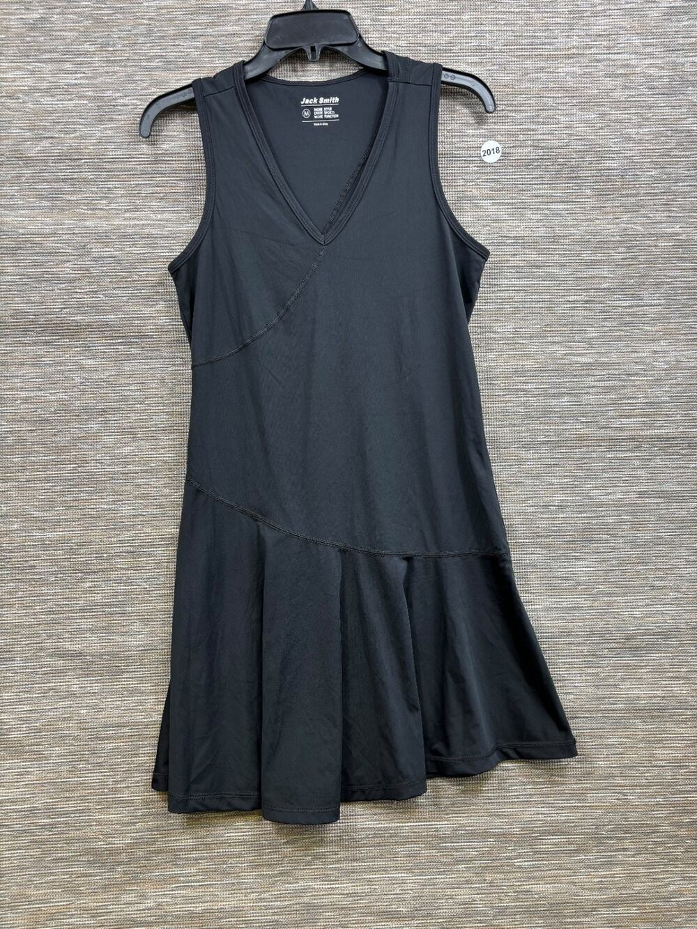 Jack Smith Athletic Mini Dress Womens Size M Black Sleeveless